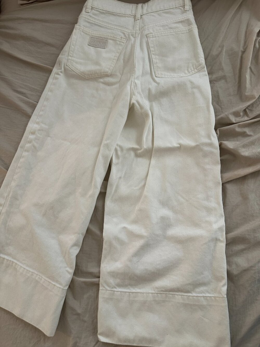 Ganni Wide Legged Denim with High Rise, Cropped Length (Size 24) - Picture 8 of 13